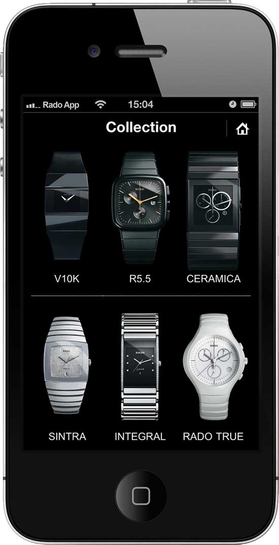 RADO_iPhoneApp_DesignCompass_COLLECTION