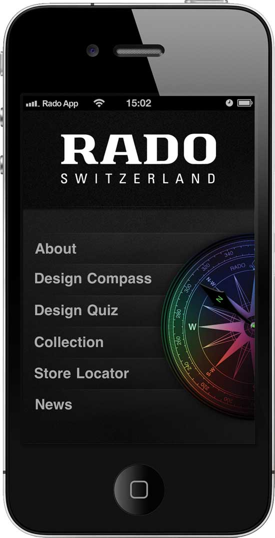 RADO_iPhoneApp_DesignCompass_HOME