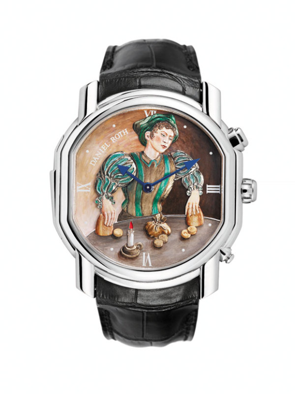 Il Giocatore Veneziano — уникальный образец совершенства от Daniel Roth 310.Z.60.110.CN.BD_unique-brown&green-execution-dial_frontvi