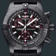 Avenger Seawolf Chrono Blackstee — черный цвет бездны logo