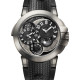 Harry Winston Ocean Dual Time Monochrome OCEATZ44ZZ008_white background
